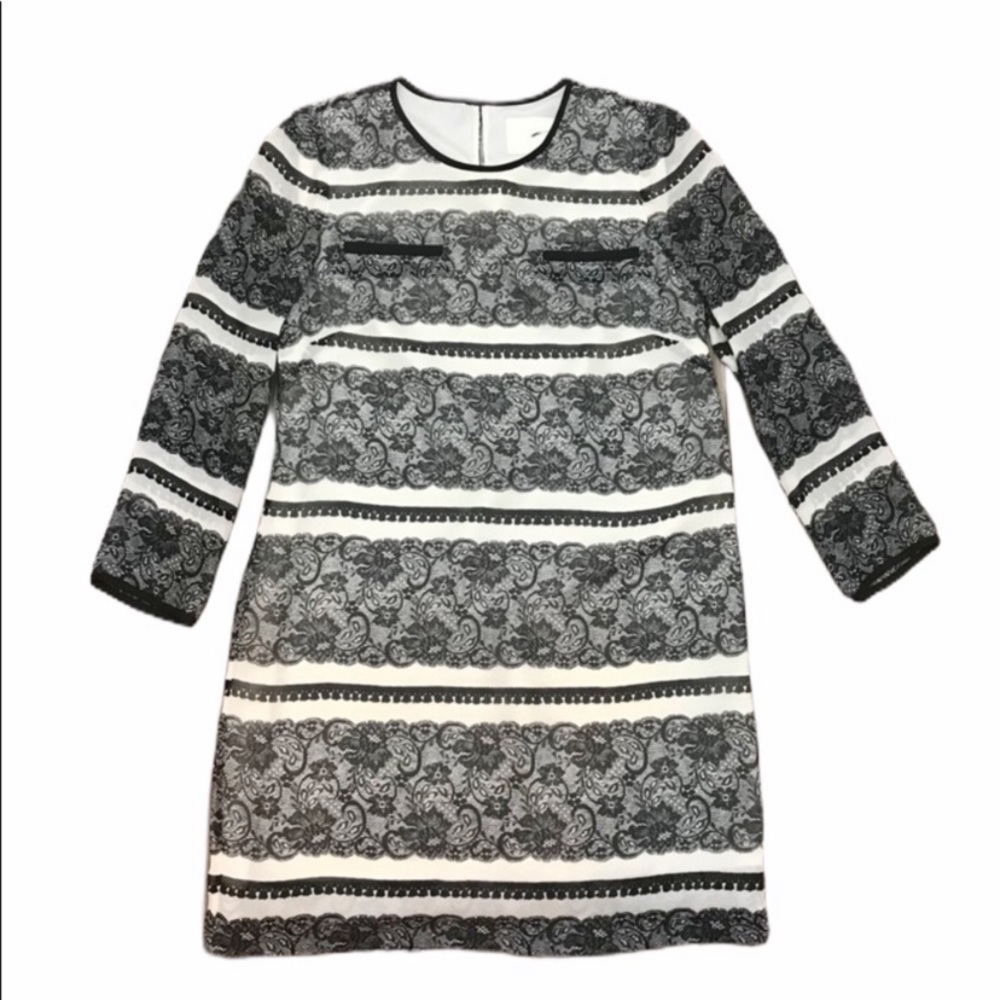J. Crew long sleeve silk lined dress